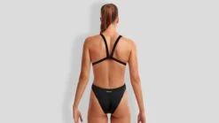 Funkita Ladies Brace Free One Piece Still Black -Cheap One Pieces Swimsuit Store 015236