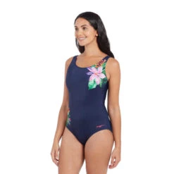 Zoggs Orchid Daze ADJUSTABLE SCOOPBACK -Cheap One Pieces Swimsuit Store 424133