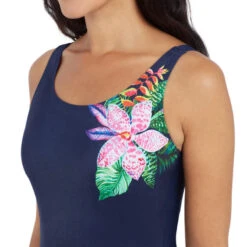 Zoggs Orchid Daze ADJUSTABLE SCOOPBACK -Cheap One Pieces Swimsuit Store 424134 1