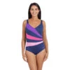 Zoggs WRAP PANEL ADJUSTABLE CLASSIC BACK ONE PIECE