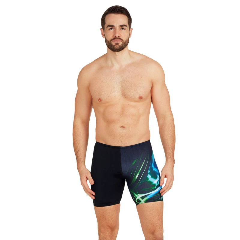Zoggs MENS OCEAN SWIRL PRINT JAMMER 1 Zoggs MENS OCEAN SWIRL PRINT JAMMER