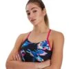 Speedo Women’s Printed Freestyler Swimsuit Black/Blue