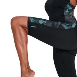 Speedo Womens Leaderback Kneesuit Black/Grey -Cheap One Pieces Swimsuit Store 8 13466g952 w3