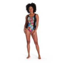Speedo Womens Printed Contour 1Piece Shaping Swimsuit Black/Pink 7 Speedo Womens Printed Contour 1Piece Shaping Swimsuit Black/Pink -Cheap One Pieces Swimsuit Store 8 13483H029 X1