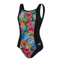 Speedo Womens Printed Contour 1Piece Shaping Swimsuit Black/Pink 9 Speedo Womens Printed Contour 1Piece Shaping Swimsuit Black/Pink -Cheap One Pieces Swimsuit Store 8 13483H029 Y1 1
