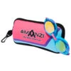 Amanzi Axion Prismatic Mirror Pink/Blue Goggles With Case