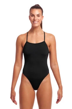 Funkita Ladies Still Black Twisted Back