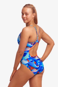 Funkita Ladies Diamond Back One Piece Battle Blue 6 Funkita Ladies Diamond Back One Piece Battle Blue -Cheap One Pieces Swimsuit Store FS11L BATTLE BLUE 14