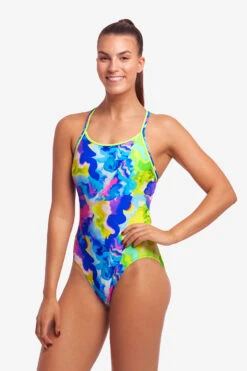 Funkita Ladies Diamond Back One Piece Pablo’s Pizza -Cheap One Pieces Swimsuit Store FS11L PABLOS PIZZA 06