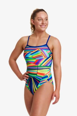 Funkita Ladies Single Strap One Piece Land Lines
