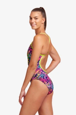 Funkita Ladies Palm Puppy Single Strap -Cheap One Pieces Swimsuit Store FS15L PALM PUPPY 07