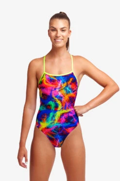Funkita Ladies Strapped In One Piece Solar Flares -Cheap One Pieces Swimsuit Store FS38L SOLAR FLARES 12