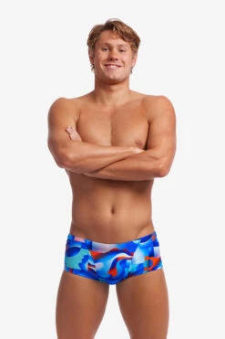 Funky Trunks Men’s Classic Trunks Battle Blue