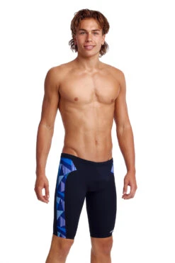 Funky Trunks Men’s Training Jammers Blue Bars