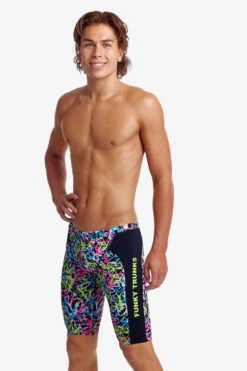 Funky Trunks Men’s Training Jammers Messed Up -Cheap One Pieces Swimsuit Store FT37M MESSED UP 08