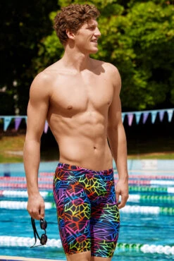 Funky Trunks Men’s Training Jammers Rainbow Web -Cheap One Pieces Swimsuit Store FT37M RAINBOW WEB 02 scaled 1