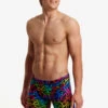 Funky Trunks Men’s Training Jammers Rainbow Web