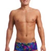 Funky Trunks Men’s Sidewinder Trunks Oyster Saucy