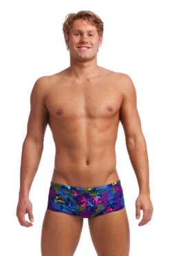 Funky Trunks Men’s Sidewinder Trunks Oyster Saucy