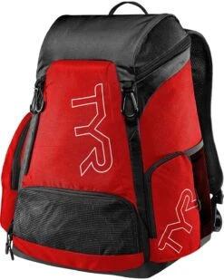 TYR New Alliance 30L Backpack- Black/Red