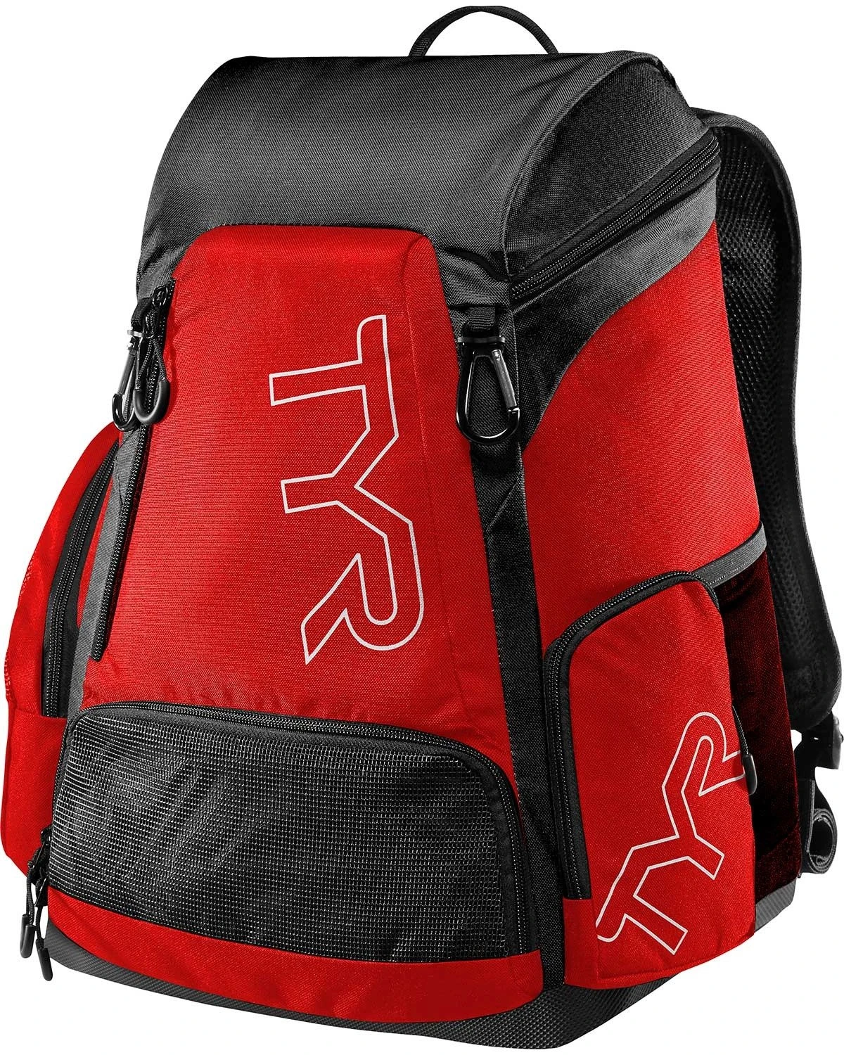 TYR New Alliance 30L Backpack- Black/Red 1 TYR New Alliance 30L Backpack- Black/Red