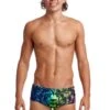 Funky Trunks Men’s Sidewinder Trunks Lion Eyes