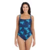 Zoggs INDIGO FOREST ADJUSTABLE CLASSICBACK ONE PIECE