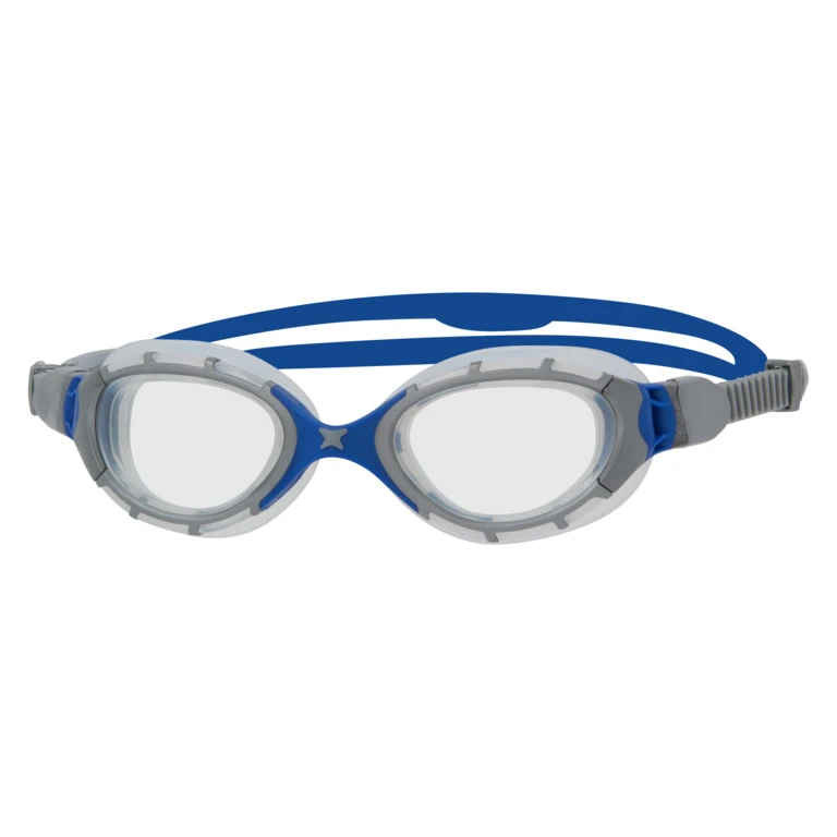 Zoggs Predator Flex Clear/Blue Goggles Clear Lens 1 Zoggs Predator Flex Clear/Blue Goggles Clear Lens