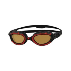 Zoggs Predator Flex Red/Black Goggle Polarised Ultra Lens