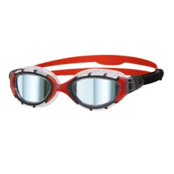 Zoggs Predator Flex Goggles Titanium Mirror
