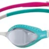 Arena Air Speed Mirror Goggle Silver/Turquoise