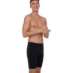 Speedo Men’s Boomstar Splice Jammer Black/Grey