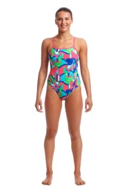 Funkita Ladies Texta Towers Single Strap