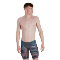 Speedo Men’s Fastskin Lzr Pure Valor Jammer Grey/Blue